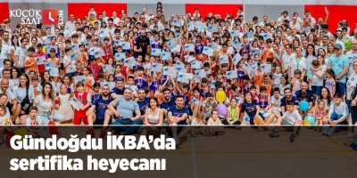 Gündoğdu İKBA’da sertifika heyecanı