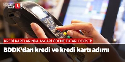 BDDK’dan kredi ve kredi kartı adımı