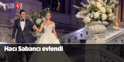 Hacı Sabancı ile Nazlı Kayı’nın beklenen düğünü oldu