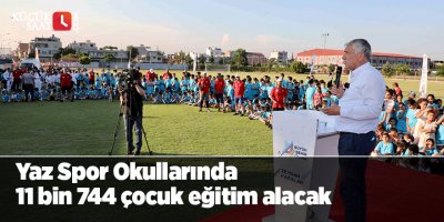 Yaz Spor Okullarında 11 bin 744 çocuk eğitim alacak