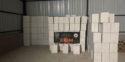 Adana’da 39 milyon 260 bin kaçak makaron ele geçirildi