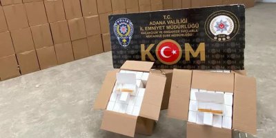 Bakan Soylu, 39 milyon boş makaron ele geçiren Adana polisini tebrik etti