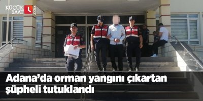 Adana’da orman yangını çıkartan şüpheli tutuklandı