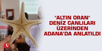 "Altın Oran" deniz canlıları üzerinden Adana’da anlatıldı