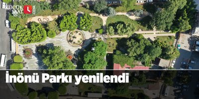 İnönü Parkı yenilendi