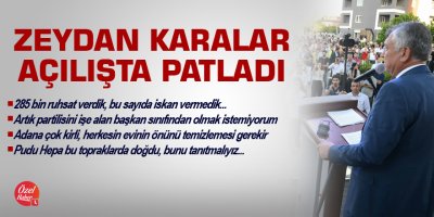 "Adana’nın cazibesini artıran her proje için minnettarım"