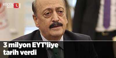 EYT'de görüşmeler hızlandı: Vedat Bilgin aralık ayını işaret etti