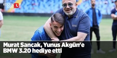 Adana Demirspor Başkanı Murat Sancak, Yunus Akgün'e BMW 3.20 hediye etti!