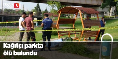 Kağıtçı parkta ölü bulundu