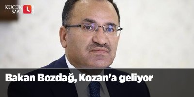 Bakan Bozdağ, Kozan'a geliyor
