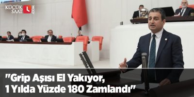"Grip Aşısı El Yakıyor, 1 Yılda Yüzde 180 Zamlandı"