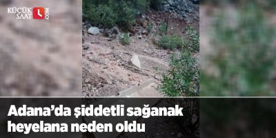 Adana’da şiddetli sağanak heyelana neden oldu