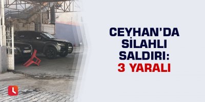 Ceyhan’da silahlı saldırı: 3 yaralı