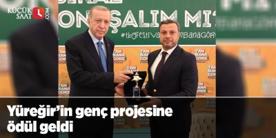 Yüreğir’in genç projesine ödül geldi