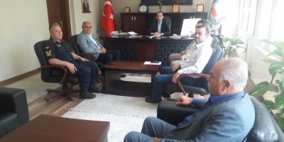 Kaymakam Muammer Sarıdoğan başkanlığında güvenlik ve asayiş toplantısı yapıldı. 