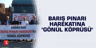 Barış Pınarı Harekatına "Gönül Köprüsü"