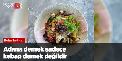 Adana demek sadece kebap demek değildir