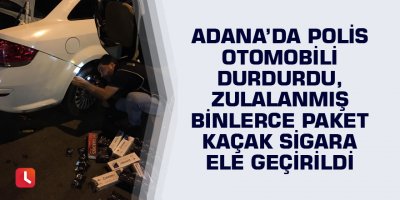 Kaçak sigara operasyonu