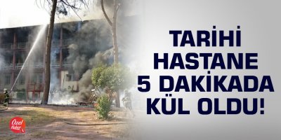 Tarihi bina yok oldu...