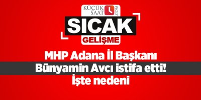 Bünyamin Avcı istifa etti! İşte nedeni