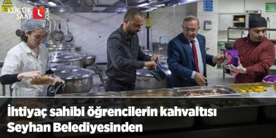 İhtiyaç sahibi öğrencilerin kahvaltısı Seyhan Belediyesinden