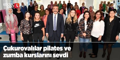 Çukurovalılar pilates ve zumba kurslarını sevdi