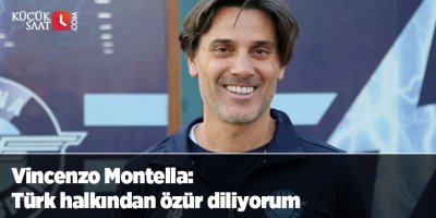 Vincenzo Montella: Türk halkından özür diliyorum