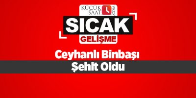 Ceyhanlı Binbaşı Şehit Oldu