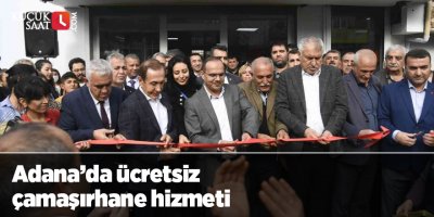 Adana’da ücretsiz çamaşırhane hizmeti