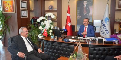 Osmaniye heyetinden Soner Çetin'e ziyaret