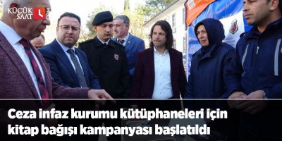 Ceza infaz kurumu kütüphaneleri için kitap bağışı kampanyası başlatıldı