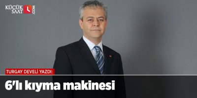 6'lı kıyma makinesi