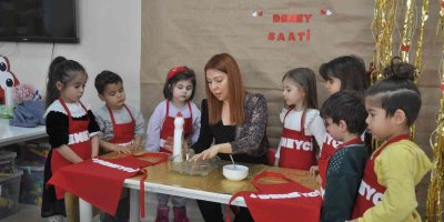 Kreşte çocuklar bilimle tanışıyor