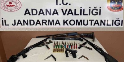 Tufanbeyli ve Ceyhan’da silah operasyonu