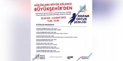 "Adana Çocuk Şenliği" yarın başlıyor