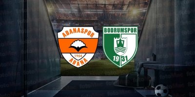 Adanaspor Bodrumspor maçı ne zaman, saat kaçta ve hangi kanalda canlı yayınlanacak?
