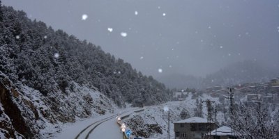 Kızıldağ Yaylası beyaza büründü
