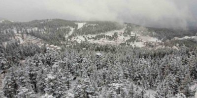 Adana’da kar, yüksek kesimleri beyaza bürüdü