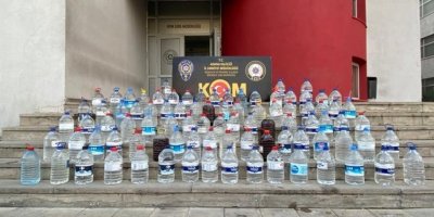 Adana’da sahte içki operasyonu: 2 gözaltı