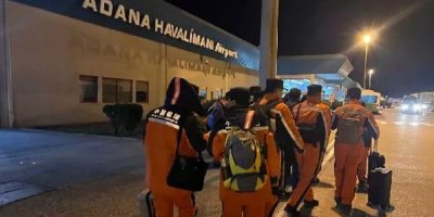 Çin'den gelen 90 kişilik ekip Adana'ya geldi