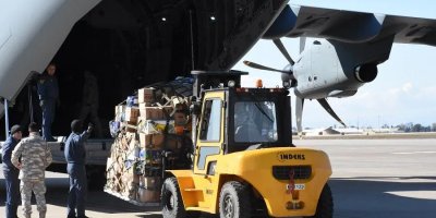 İncirlik Üssü yardım sevkiyatı için kullanılıyor