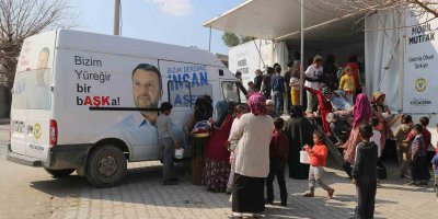 Mobil mutfak tırı depremzedelerin hizmetinde