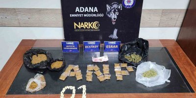 Adana'da 26 bin uyuşturucu hap ele geçirildi, 4 zanlı tutuklandı