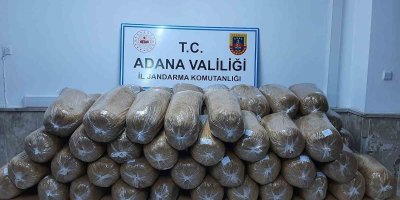 Adana’da 900 kilogram kaçak tütün ele geçirildi