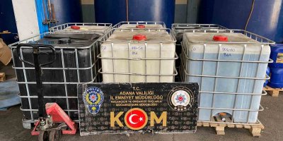 Adana’da 59 bin 900 litre kaçak akaryakıt ele geçirildi