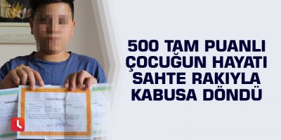500 tam puanlı çocuğun hayatı sahte rakıyla kabusa döndü