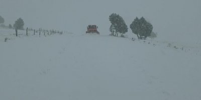 Adana’nın yüksek kesimlerinde yoğun kar yağısı