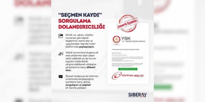 "Seçmen kaydınızı sorgulayın" linkiyle dolandırıcılığa dikkat