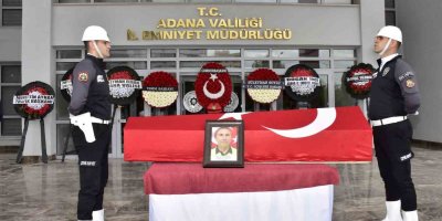 Şehit düşen polis için tören düzenlendi