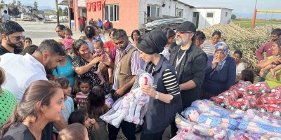 Şehit ailelerinden depremzede 500 çocuğa bayram hediyesi